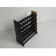 42 Pot Mini Paint Rack Vallejo size Black and White