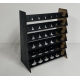 42 Pot Mini Tall Paint Rack Vallejo size Black and White